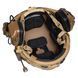 Шолом тактичний Fast Helmet NIJ IIIA + Навушники Earmor M31 MOD3 з чебурашкою +&nbsp;ліхтарик + кавер 016S1 фото 3