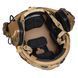Шолом тактичний Fast Helmet NIJ IIIA + Навушники Earmor M31 MOD3 з чебурашкою + кавер 017S1 фото 3